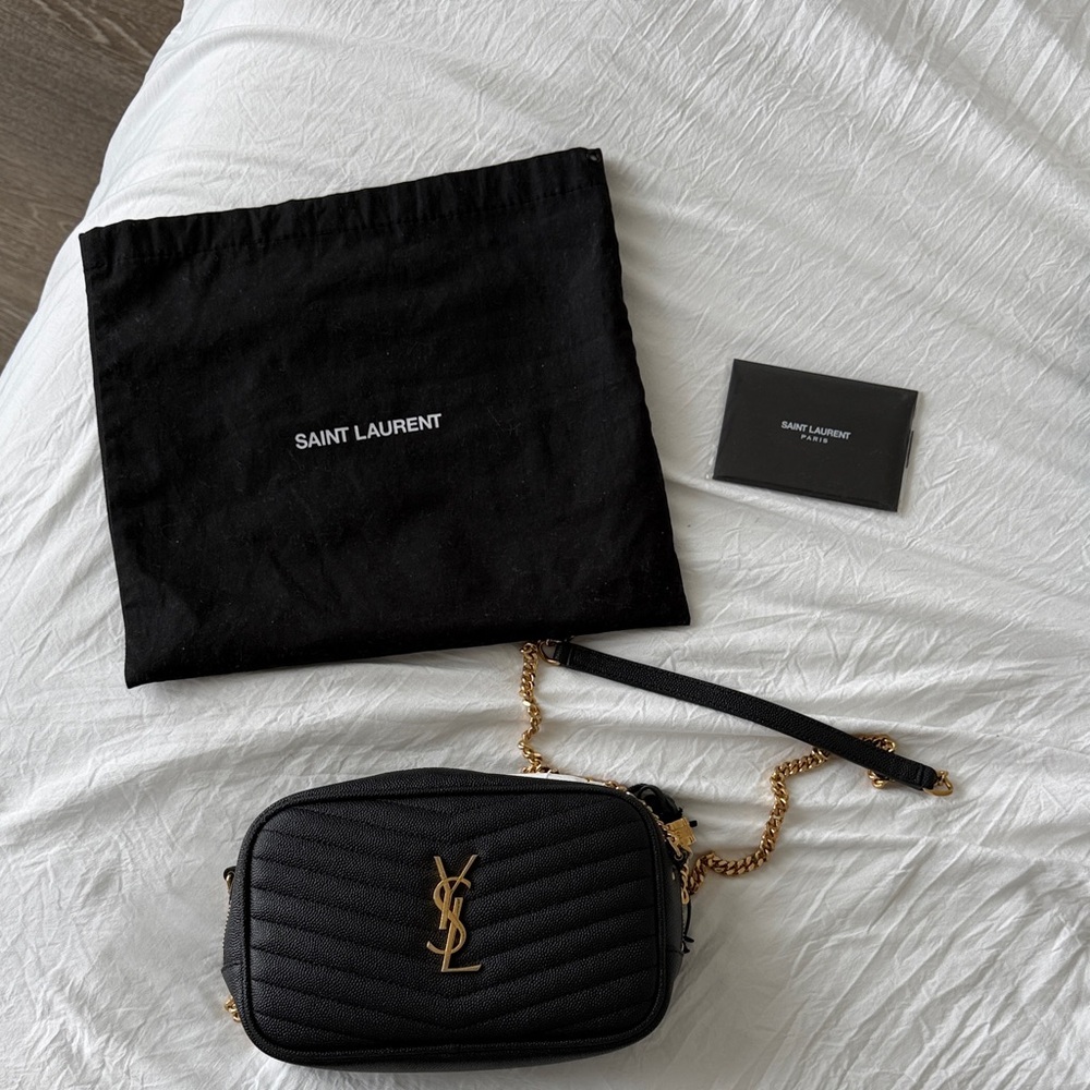SOLD!!!!!
Saint Laurent MINI LOU IN QUILTED LEATHER